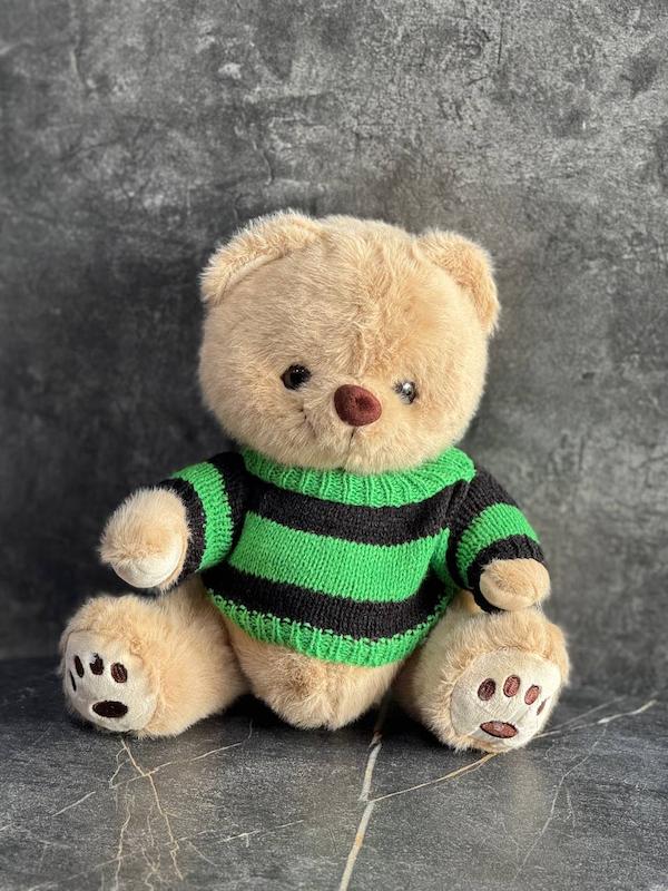 عروسک خرس لباس کاموایی 