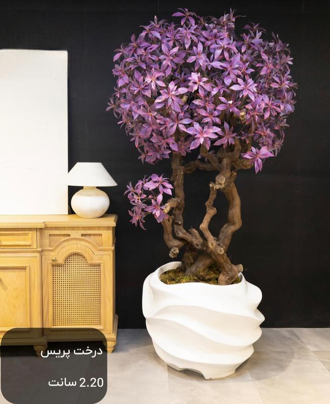 درختچه مصنوعی پریس صورتی
