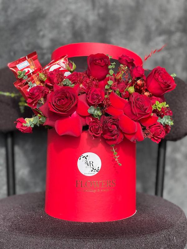 باکس گل قرمز - ویژه ی ولنتاین