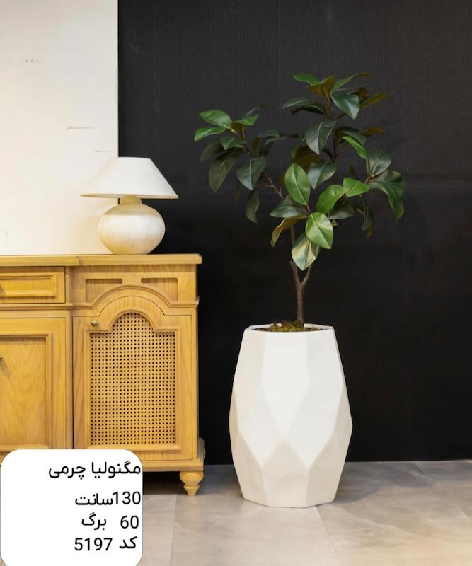 درختچه مصنوعی مگنولیا چرمی