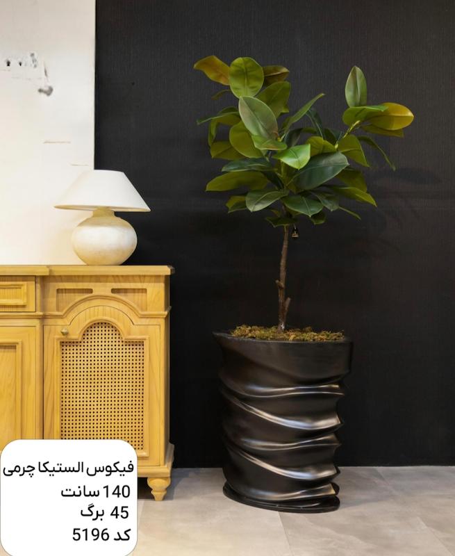 درختچه مصنوعی فیکوس الستیکا چرمی