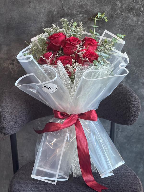 دسته گل رز 