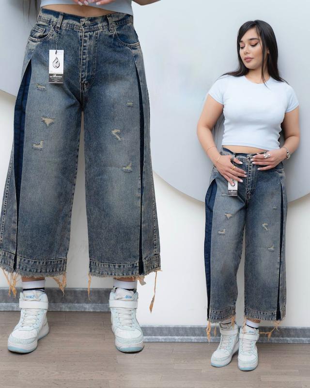 شلوار لی واید لگ