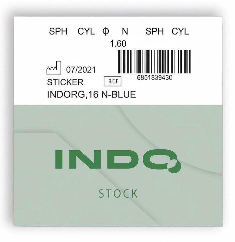 عدسی بلوکنترل نشکن فشرده ایندو 1.60 indo