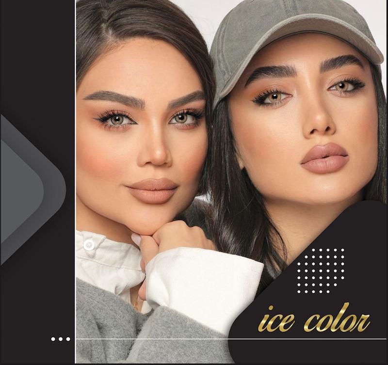لنز طبی و رنگی آیس کالر