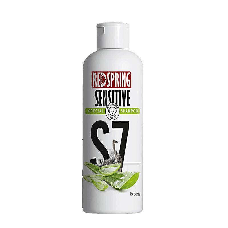 شامپو سگ S7 مخصوص مو‌های حساس رداسپرینگ Redspring Sensitive Shampoo S7 حجم 300 میلی لیتر