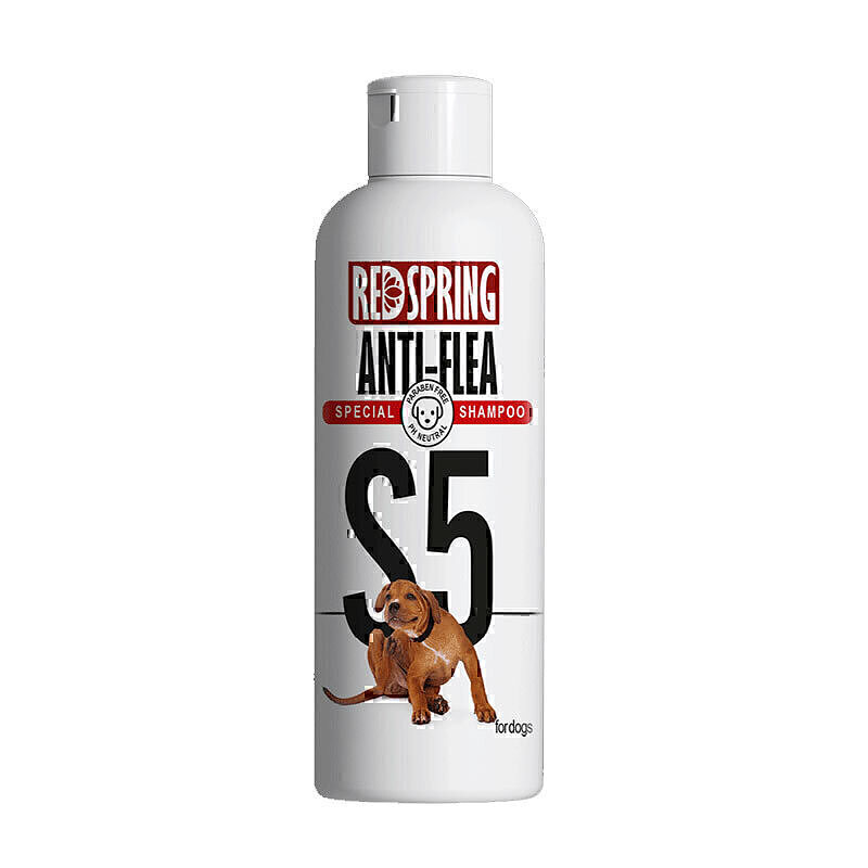 شامپو سگ S5 ضد کک و کنه رداسپرینگ Redspring Anti-Flea Shampoo S5 حجم 300 میلی لیتر