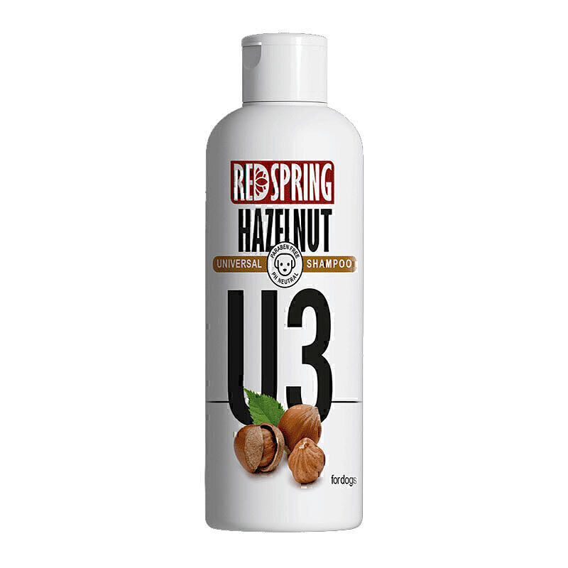 شامپو سگ U3 روزانه با رایحه فندق رداسپرینگ Redspring Hazelnut Shampoo U3 حجم 300 میلی لیتر