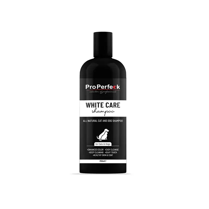 شامپو سگ و گربه تقویت کننده ی موهای سفید پروپرفک ProPerfeck White Care Shampooحجم 250 میلی لیتر