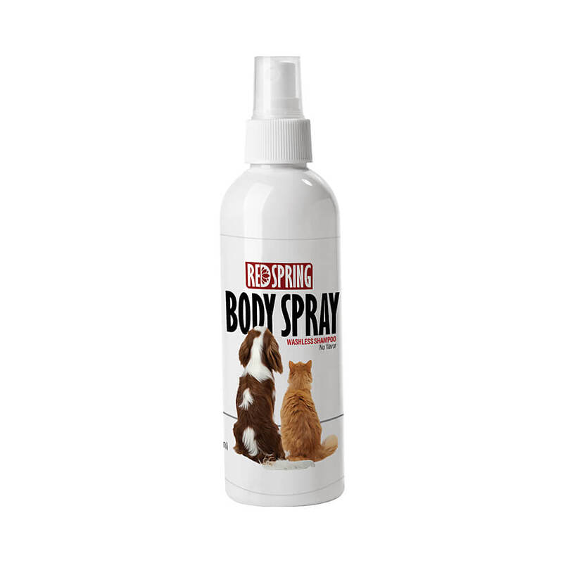 اسپری ضد عفونی کننده بدن سگ و گربه رد اسپرینگ بدون رایحه - Redspring Cat & Dog Body Spray no Flavour - حجم 150 میلی لیتر