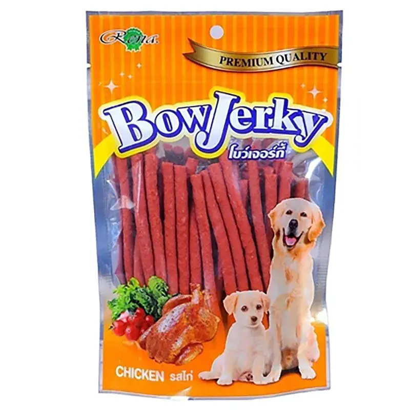 تشویقی میله ای سگ بوجرکی با طعم مرغ BowJerky Dog Stick Treat With Chicken Flavor