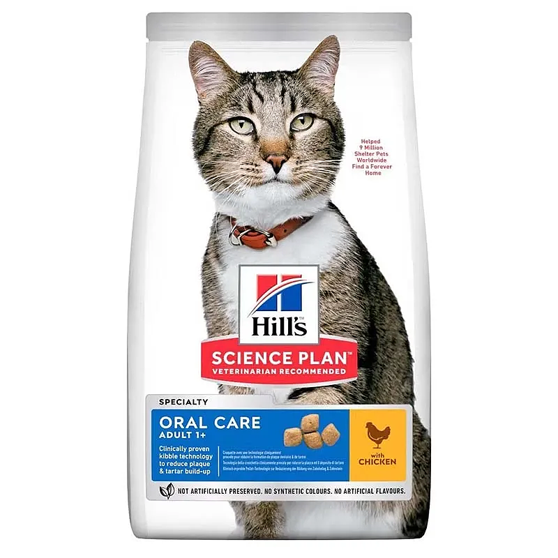 غذای خشک گربه هیلز مدل Oral Care Hill's Science Plan Oral Care Adult Cat Food