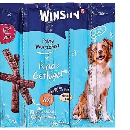    تشویقی مدادی سگ وینستون با طعم گوشت گاو و پرندگان Winston Stick Beef & Poultry بسته 4 عددی