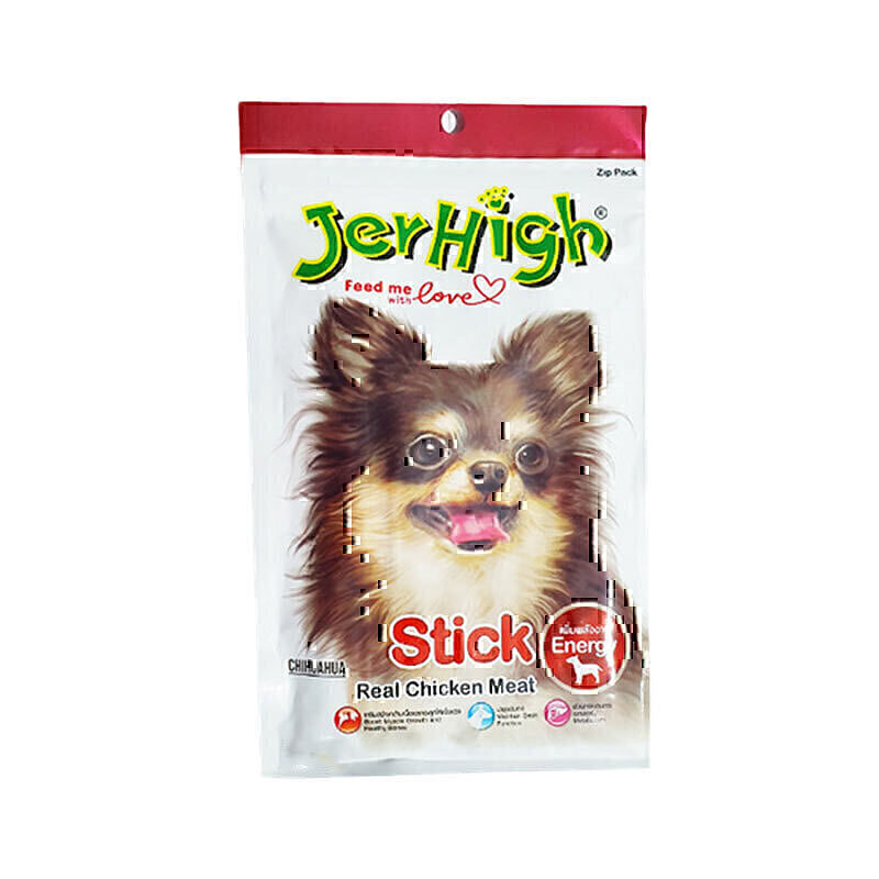 تشویقی سگ با طعم مرغ جرهای Jerhigh Stick Chicken وزن 60 گرم