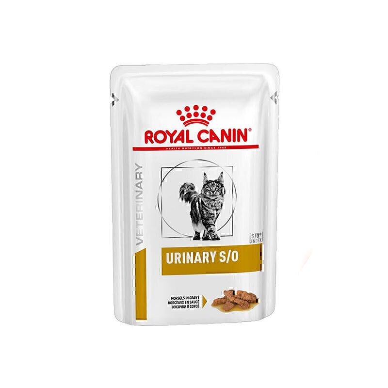 پوچ گربه مراقبت از دستگاه ادراری رویال کنین Royal Canin Urinary S/O وزن 85 گرم