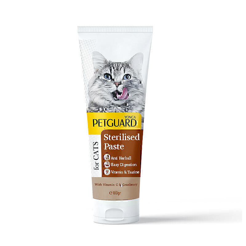 خمیر مالت مخصوص گربه عقیم شده پت گارد Petguard Sterilised Paste وزن 100 گرم