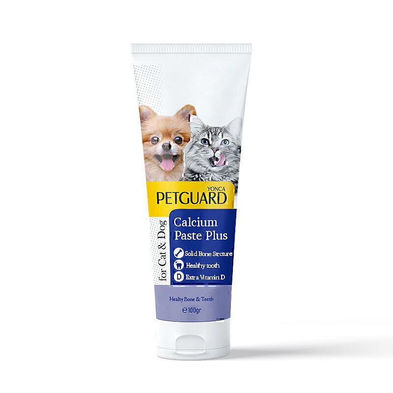 خمیر کلسیم سگ و گربه پت گارد Petguard Calcium Paste وزن 100 گرم