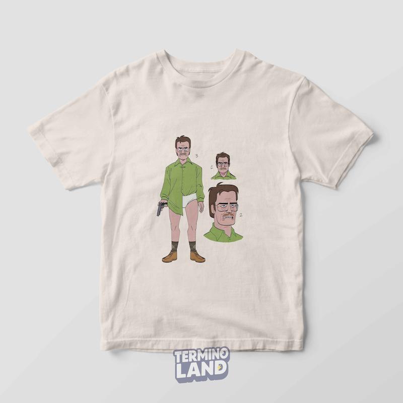 تیشرت طرح والتر وایت