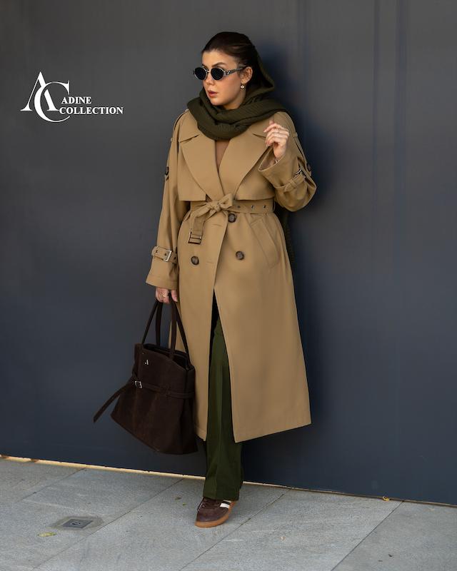 ترنچ کت کارامل