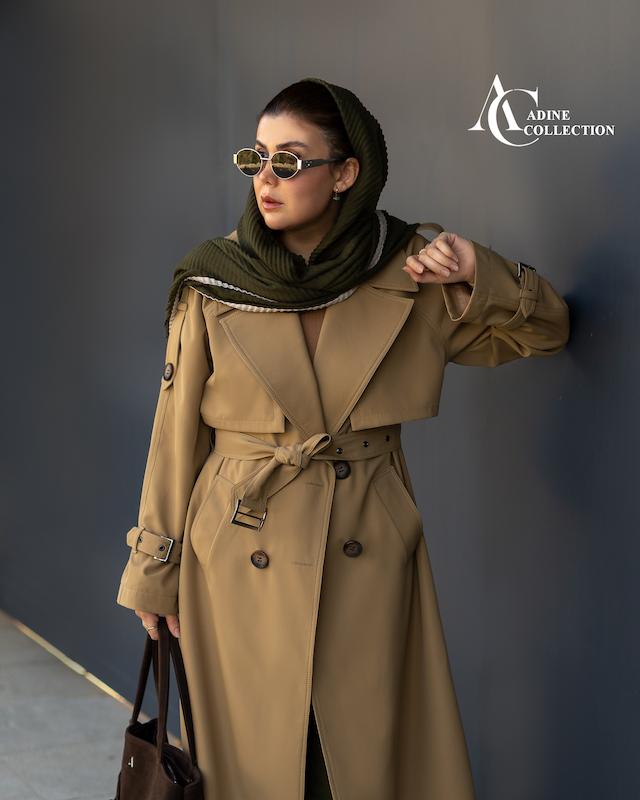 ترنچ کت کارامل