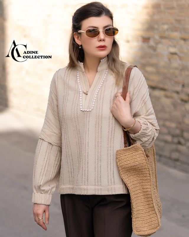 شومیز شلوار نیلای
