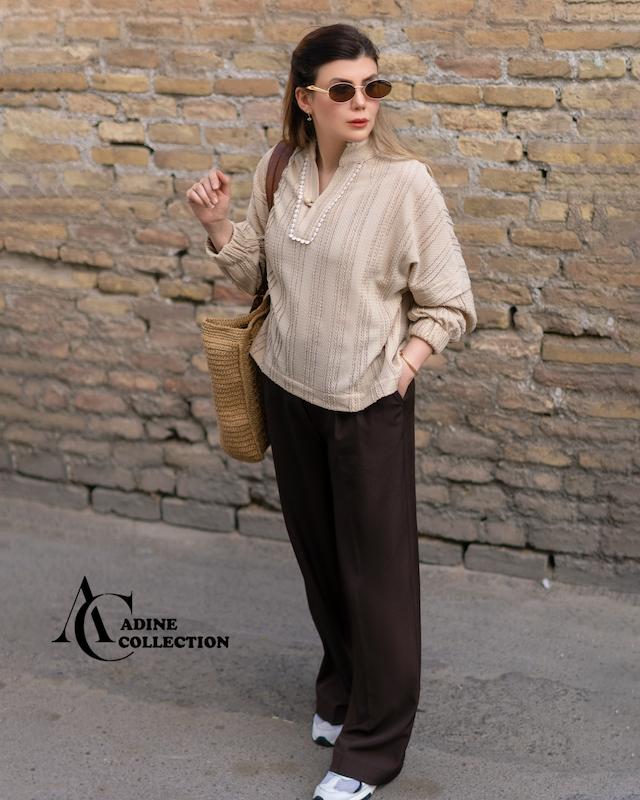 شومیز شلوار نیلای
