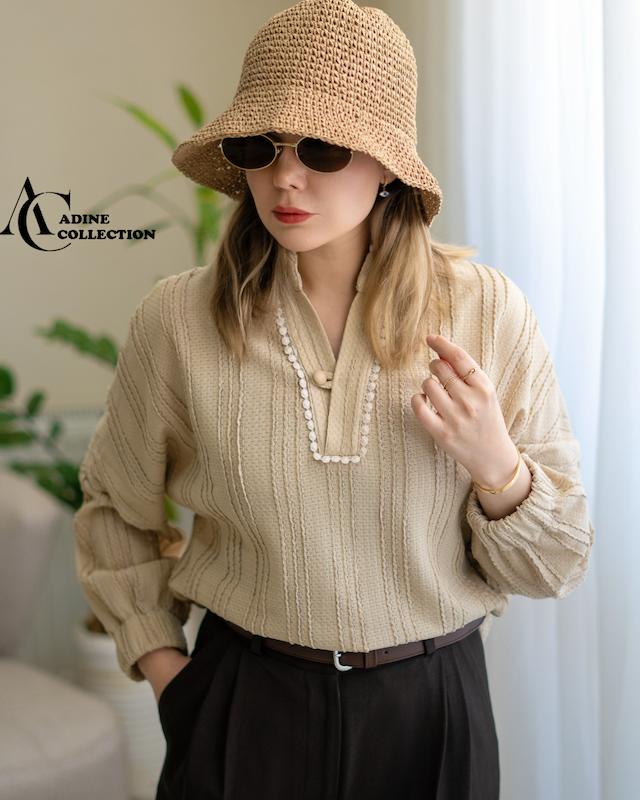 شومیز شلوار نیلای