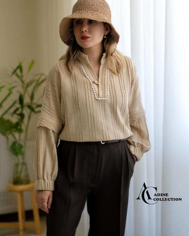 شومیز شلوار نیلای