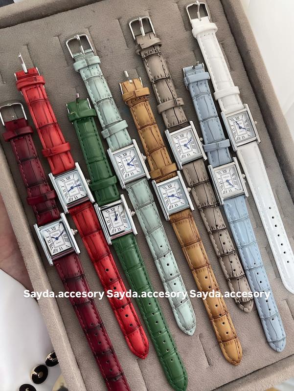 ساعت چرم تانک