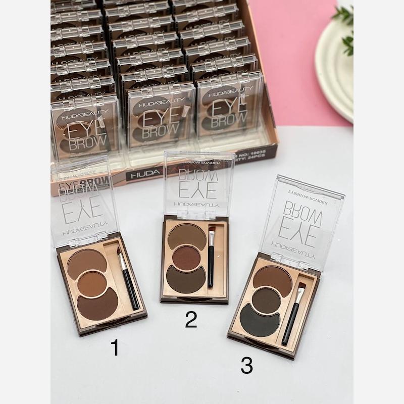 سایه ابرو سه عددی hudabeauty🤎