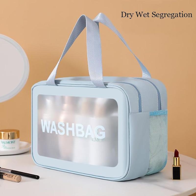 واشبگ دوزیپ توری دار ضد آب washbag🩵🪼