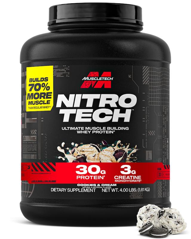 پروتئین وی نیتروتک التیمیت ماسل طرح جدید (اورجینال + با تضمین اصالت) | Whey Nitrotech