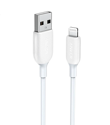 کابل شارژ 0.9 متری USB به لایتنینگ انکر مدل Anker A8812H21