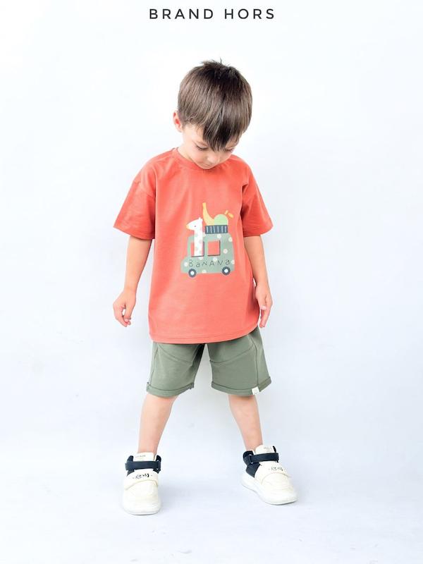 تیشرت شلوارک طرح ماشین