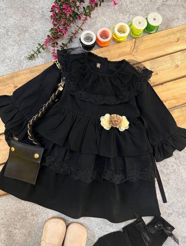 پیراهن مشکی دلارا 