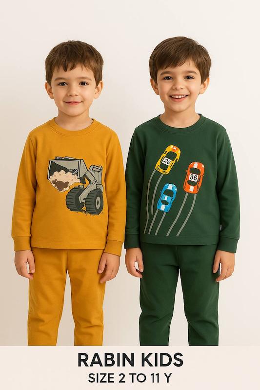 بلوز شلوار پنبه پسرانه