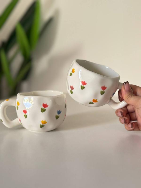 ماگ سرامیکی گلدار کد 7277161