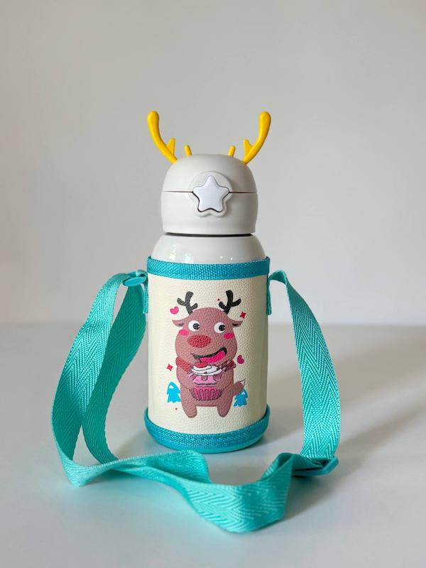 قمقمه کودک استیل گوزنی استیل حجم۵۰۰میل کد۷۲۷۷۹۱۴