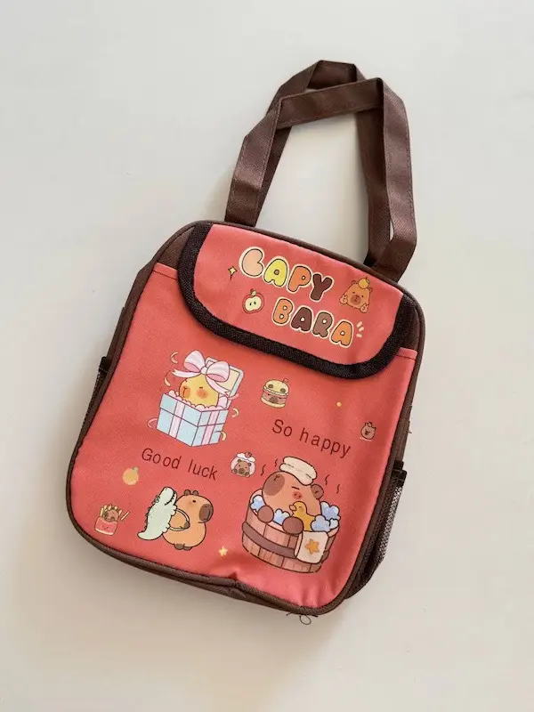 کیف ظرف غذا طرح کاپی بارا و کرومی داخل عایق کد۷۲۷۷۳۹۰