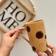 ماگ سرامیکی مینیمال بدون درب داخل رنگی کد7277428