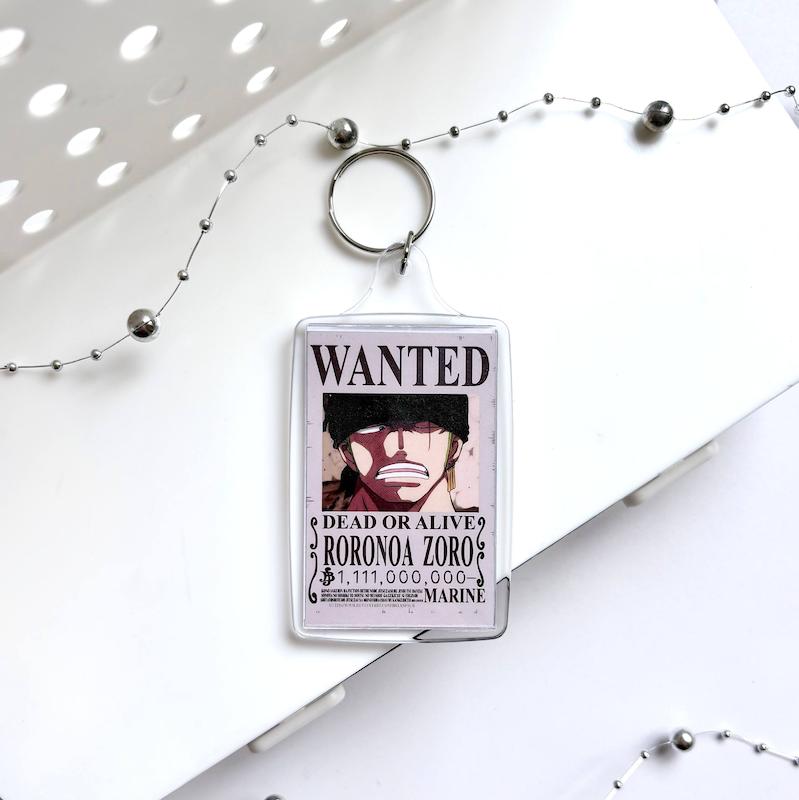 آویز Wanted طرح Zoro