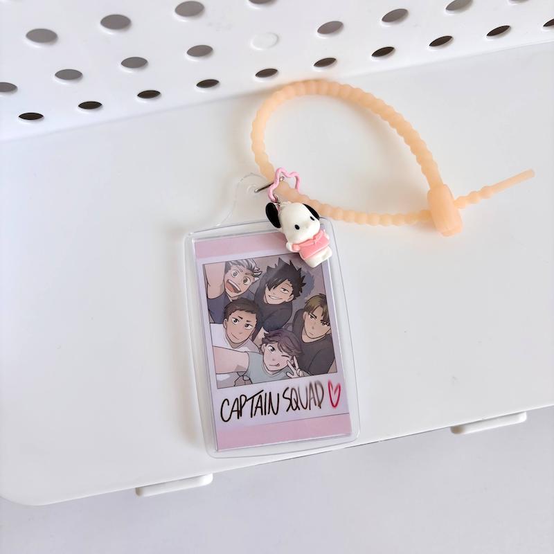 آویز طرح Haikyu با قفل شبتاب