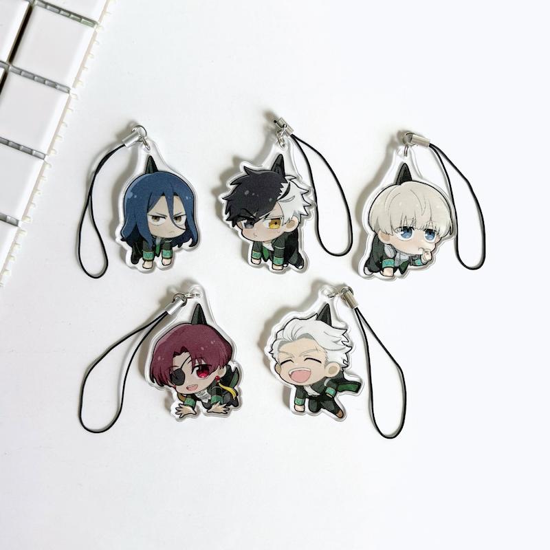 ست فون‌چارم Umemiya و Sakura و Sugishta و Suo و Ren kaji از انیمه‌ی WindBreaker 