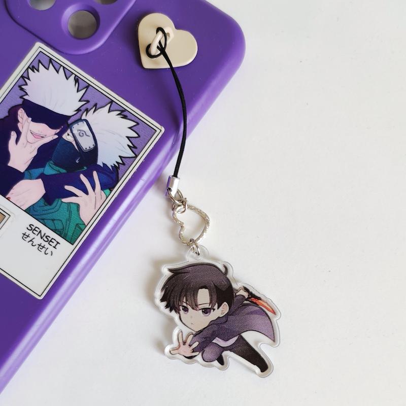 آویز انیمه ای چیبی Sung Jin-Woo از انیمه‌ی Solo Leveling