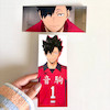 بوکمارک Haikyu طرح Kuroo