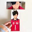 بوکمارک Haikyu طرح Kuroo