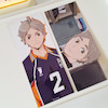 بوکمارک Haikyu طرح Sugawara