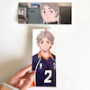 بوکمارک Haikyu طرح Sugawara