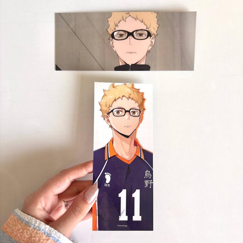 بوکمارک Haikyu طرح Tsukishima 