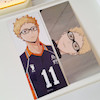 بوکمارک Haikyu طرح Tsukishima 